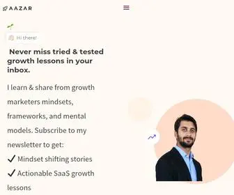 AAzarshad.com(Aazar Shad I Growth Marketing Consultant I SaaS Growth Consultant) Screenshot