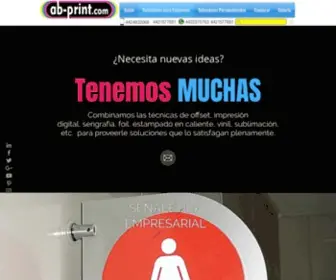 AB-Print.com(Soluciones empresariales) Screenshot