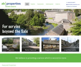 AB-Properties.co.uk(Estate Agents Lanark) Screenshot