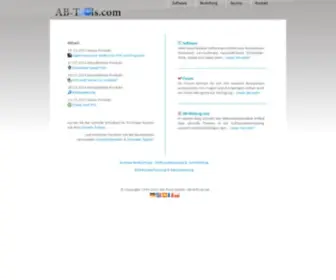 AB-Tools.com(Entwickelt viele verschiedene Softwareprodukte zum kostenlosen Download) Screenshot