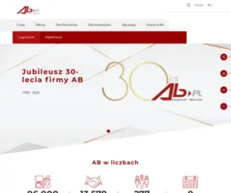 AB.pl(AB S.A. Dystrybutor produktów IT) Screenshot