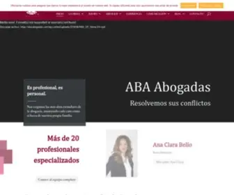 Aba-Abogadas.com(ABA Abogadas) Screenshot