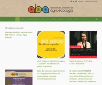 Aba-Agroecologia.org.br(Página Inicial) Screenshot