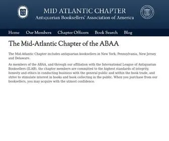 Abaamidatlantic.org(ABAA Mid Atlantic Chapter) Screenshot