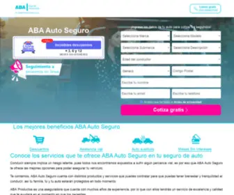 Abaautoseguro.mx(ABA Auto Seguro) Screenshot