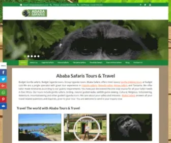 Ababasafaris.com(Ababa Safari Tours And Travel) Screenshot