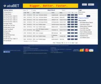 Ababet.com Screenshot
