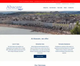 Abacare.org.uk(Live-In Home Care Sevices Across Wales) Screenshot