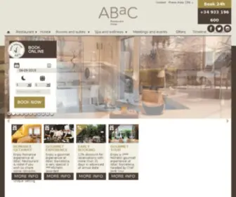 Abacbarcelona.com(ABaC Barcelona) Screenshot