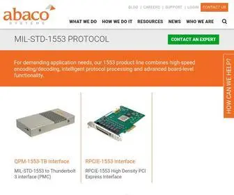 Abaco.com(Abaco Systems) Screenshot