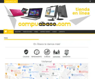 Abacocomputadoras.com(Ábaco) Screenshot