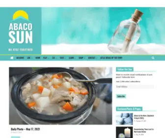 Abacosun.com(Abaco Sun) Screenshot