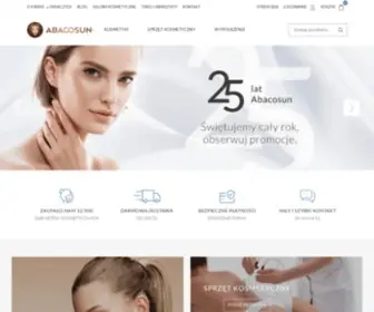Abacosun.pl(Wyposażenie salonów kosmetycznych) Screenshot