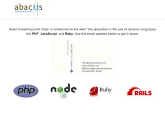Abacusdesign.net(Abacus Design) Screenshot