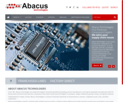 Abacuselect.com(Abacus Technologies) Screenshot