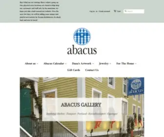 Abacusgallery.com(Abacus Gallery) Screenshot