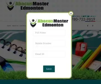 Abacusmasteredmonton.com(AbacusMaster Edmonton) Screenshot