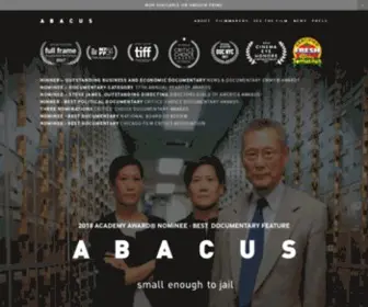 Abacusmovie.com(Abacus: Small Enough to Jail is a documentary film directed by Steve James that tells the inc) Screenshot