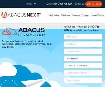Abacusnext.com(Professional Technology) Screenshot