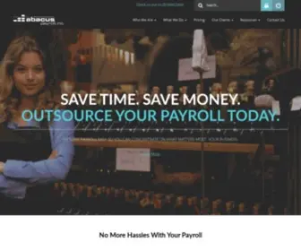 Abacuspay.com(Abacus Payroll Inc) Screenshot