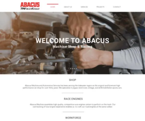 Abacusracing.com(HOME) Screenshot