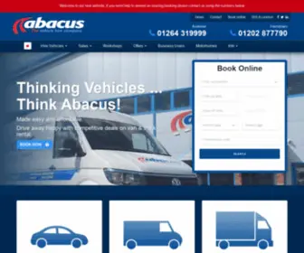 Abacusvanhire.co.uk(Abacus Car) Screenshot