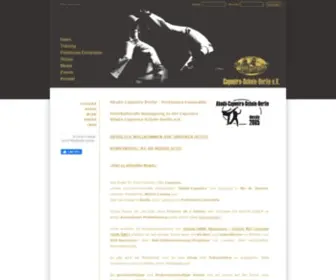 Abada.net(Abadá Capoeira) Screenshot