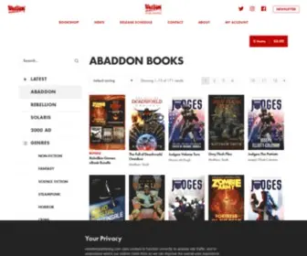 Abaddonbooks.com(Abaddon Books Archives) Screenshot