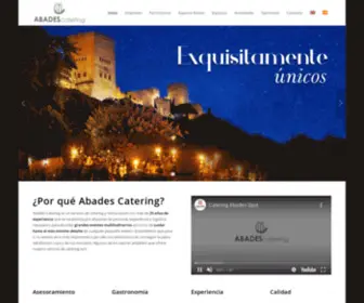 Abadescatering.com(Servicio de catering en Granada) Screenshot