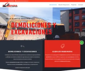 Abadiademoliciones.com(Demoliciones y Excavaciones) Screenshot