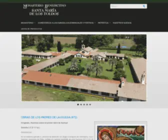 Abadialostoldos.org(Monasterio) Screenshot