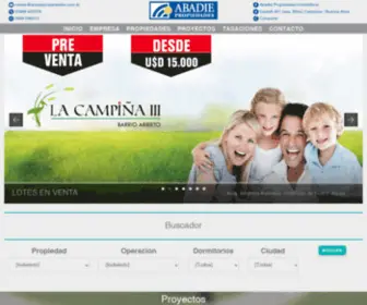 Abadiepropiedades.com.ar(Abadie Propiedades) Screenshot