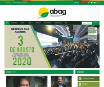 Abag.com.br(ABAG Associação Brasileira do Agronegócio) Screenshot
