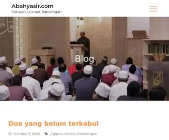 Abahyasir.com(Cetusan) Screenshot