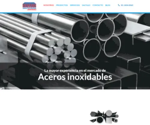Abainox.com(Materiales de Acero Inoxidable en Monterrey) Screenshot