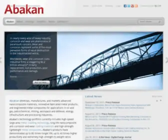 Abakaninc.com(Abakan's mission) Screenshot