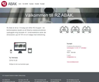 Abakror.se(RZ Abak AB) Screenshot