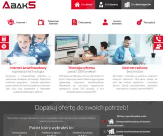 Abaks.pl(Internet Pruszcz Gdański) Screenshot
