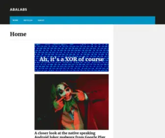 Abalabs.com(ABAlabs) Screenshot