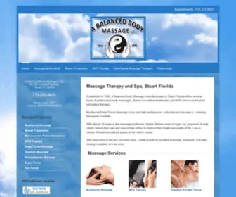 Abalancedbodymassagellc.com(A Balanced Body Massage) Screenshot