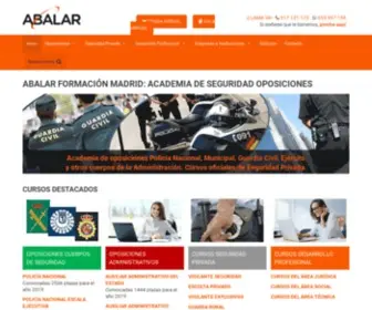 Abalar.es(Oposiciones cuerpos de seguridad) Screenshot
