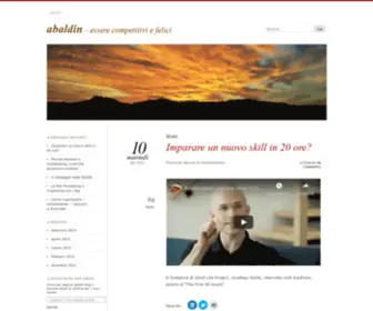 Abaldin.com(Essere competitivi e felici) Screenshot