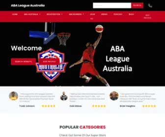 Abaleagueaustralia.com(ABA League Australia) Screenshot