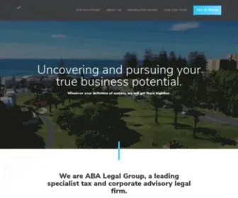 Abalegalgroup.com.au(ABA Legal Group) Screenshot