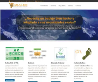 Abaleo.es(Consultoría ambiental) Screenshot
