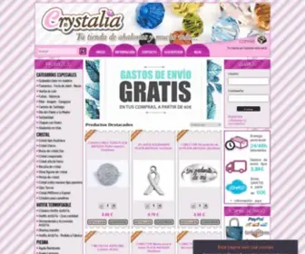 Abalorioscrystalia.com(Comprar abalorios online) Screenshot