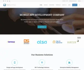 Abamobile.com(Desarrollo de Aplicaciones Móviles y Tecnología NFC) Screenshot