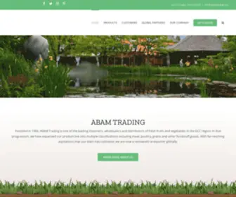 Abamtrading.com(Fruit & Vegetables) Screenshot