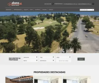 Abana.com.uy(Abana Bienes Raices) Screenshot