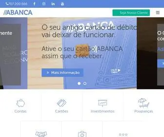 Abanca.pt(Entre e descubra os serviços para particulares en ABANCA PT) Screenshot